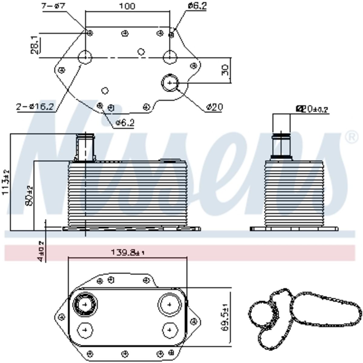 Image of Olie radiator, motorolie