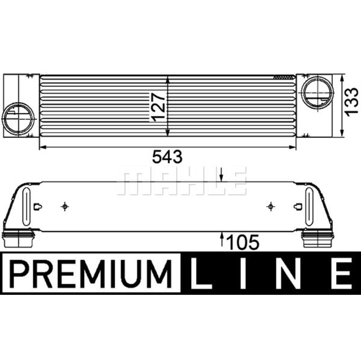 Image of Intercooler, inlaatluchtRadiator