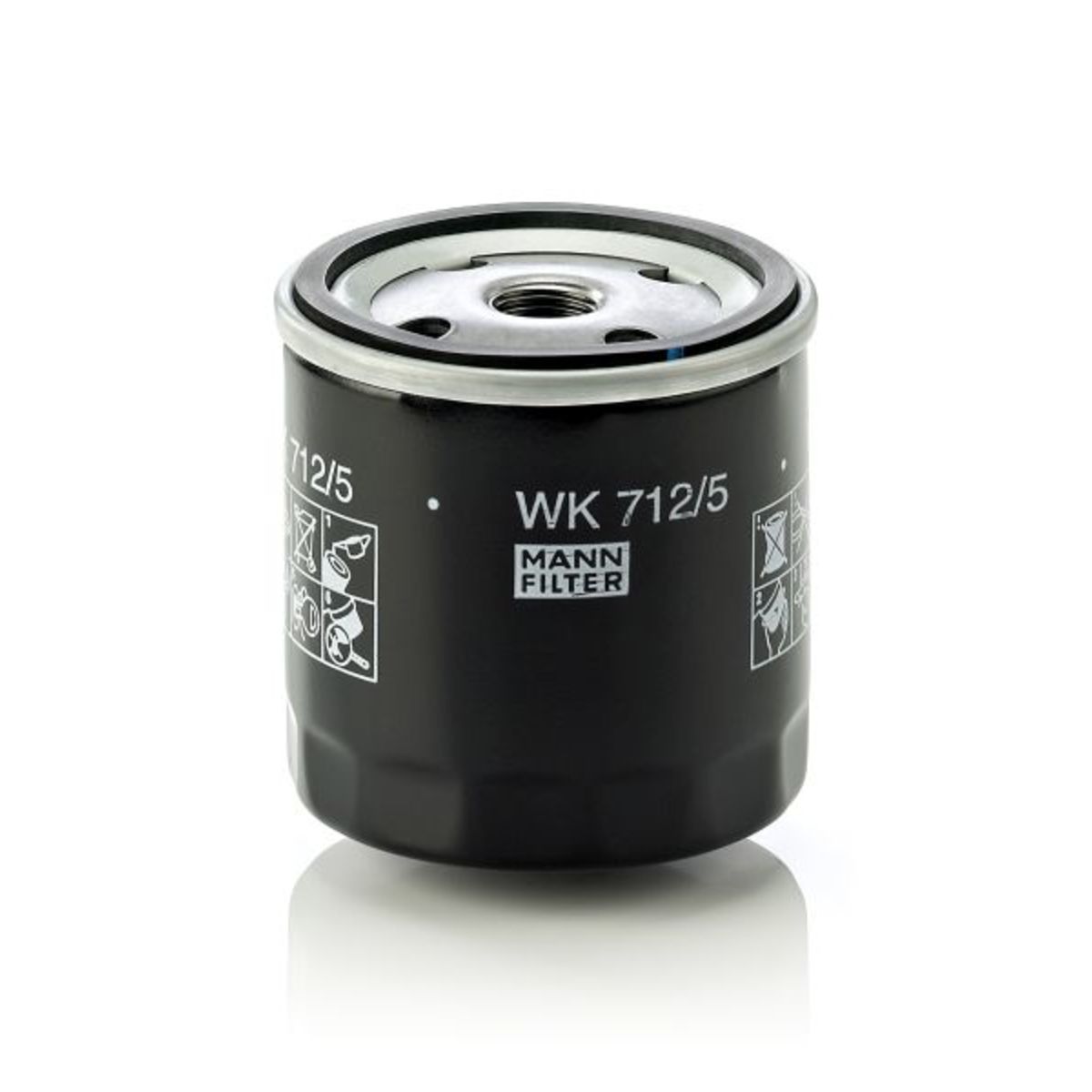 MANN-FILTER WK 712/5 Filtro Carburante Filtro ad avvitamento - Immagine 3