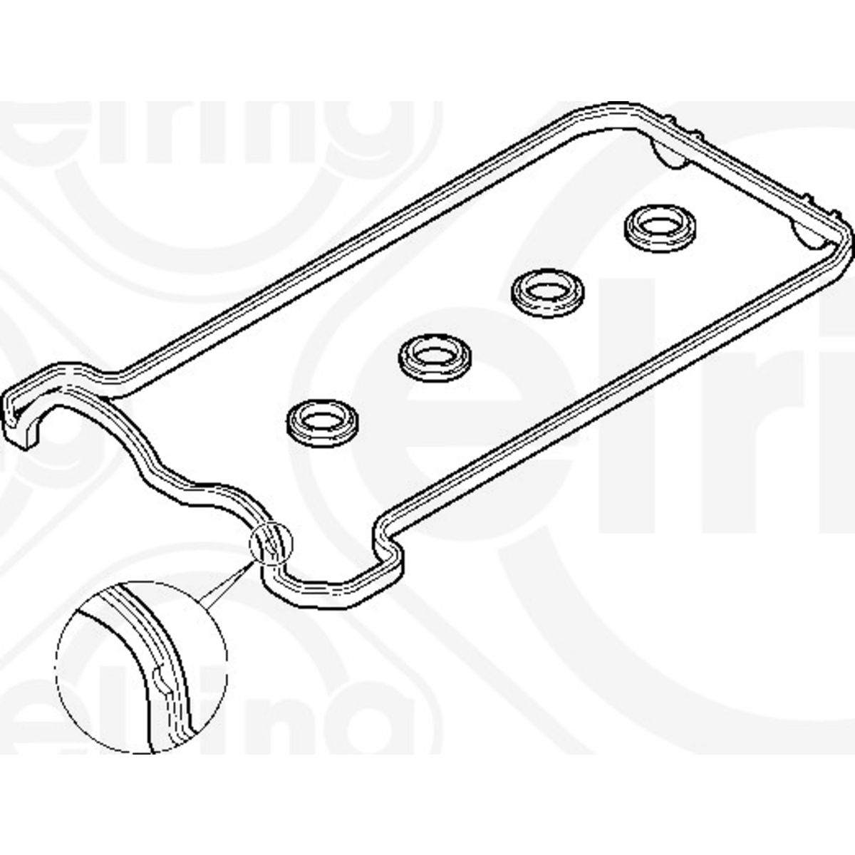 Elring Kit Guarnizioni, Copritestata 475.860 - Immagine 4