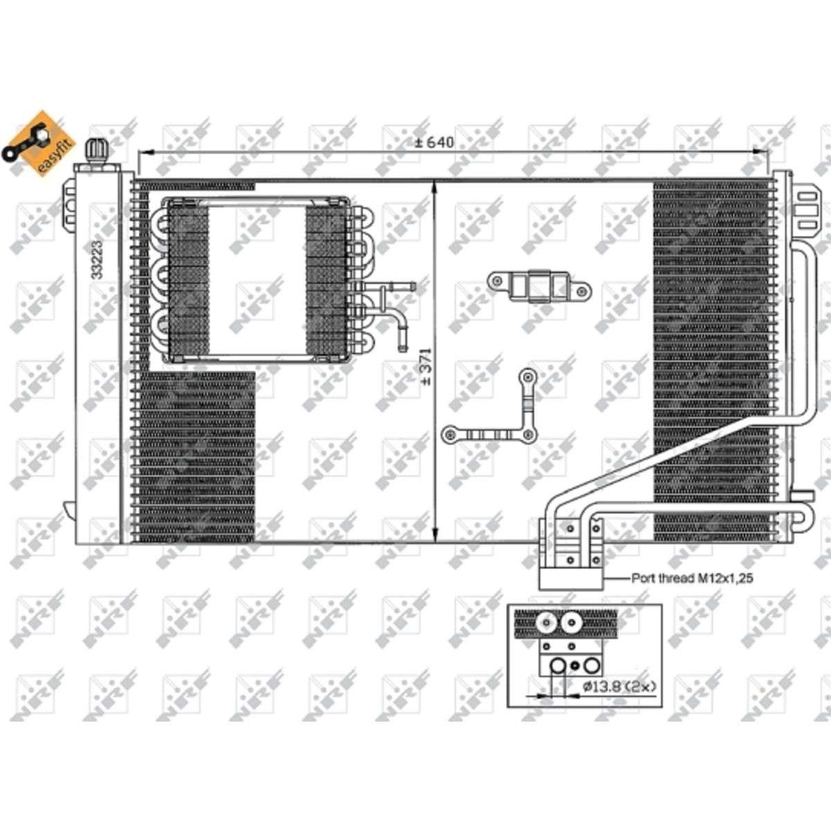 Nrf Condensator, Airconditioning 35536