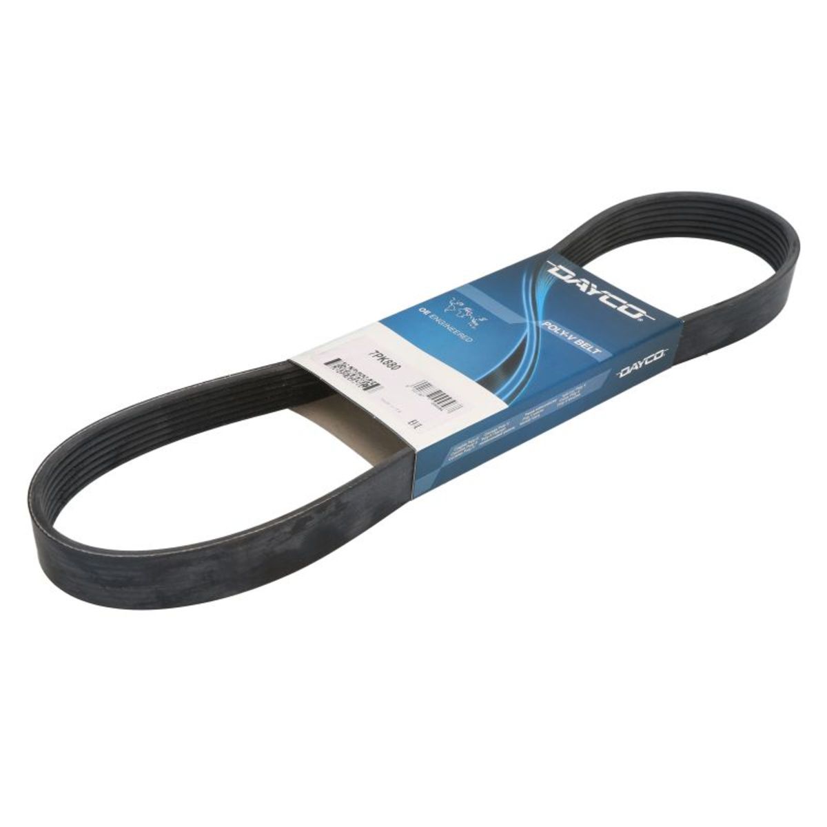 Cinghia trapezoidale multirighe 7PK880 DAYCO per RENAULT WIND TWINGO II CLIO III - Immagine 4
