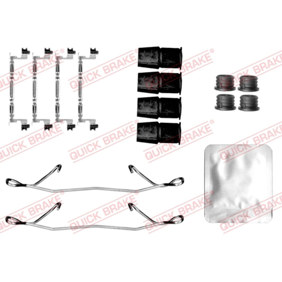 Quick Brake Zubehörsatz, Scheibenbremsbelag 109-0216