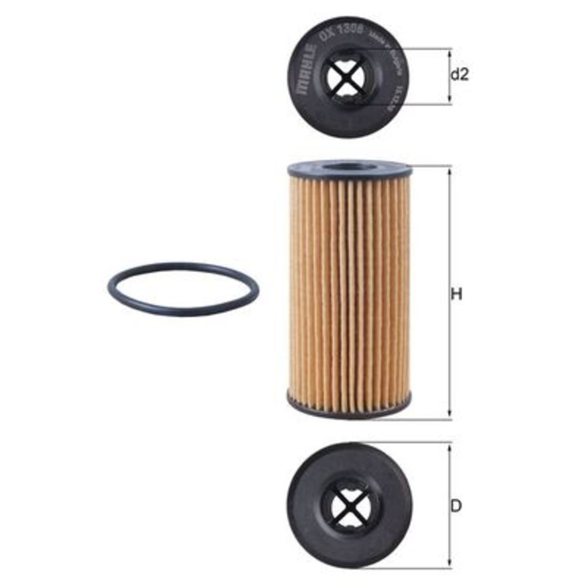 Knecht Filtro Olio Ox1308d