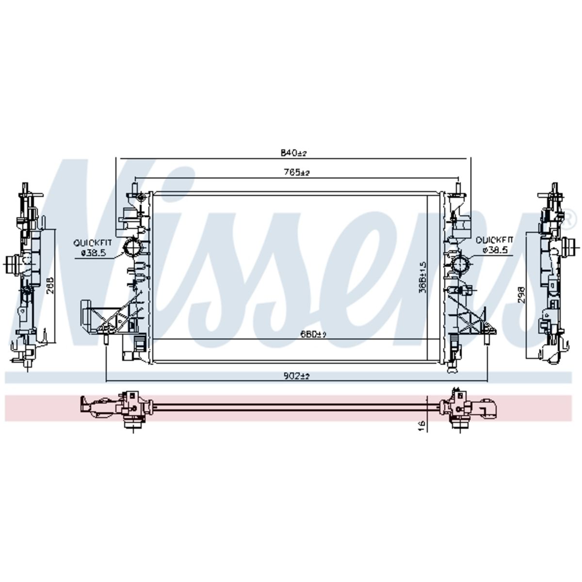 Image of Radiator, motorkoeling