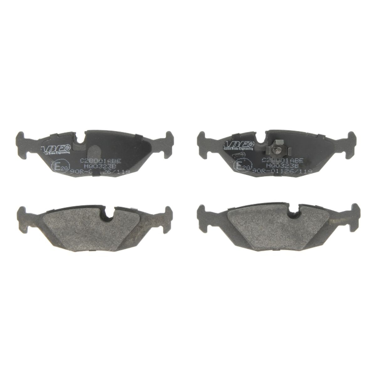 Image of Remblokset  C2B001, achter