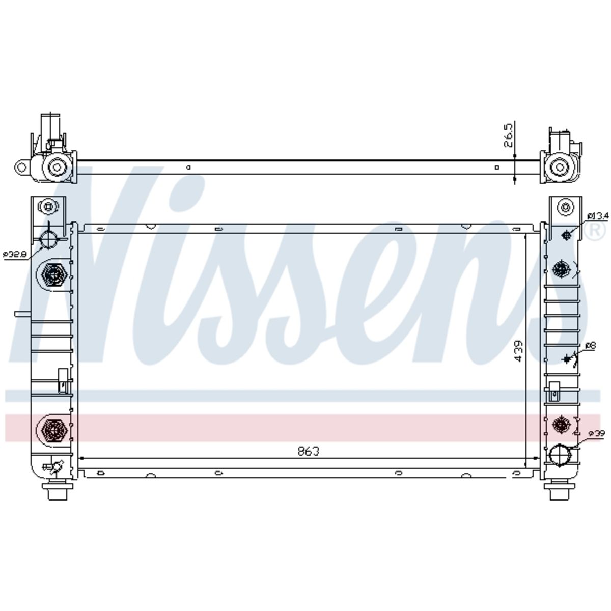 Image of Radiator, motorkoeling