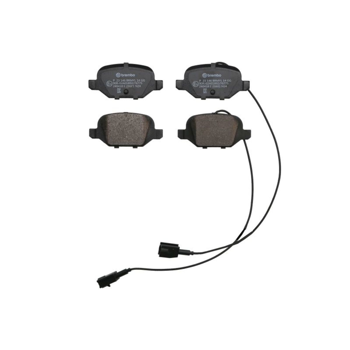 Brembo Bremsbelagsatz P 23 146