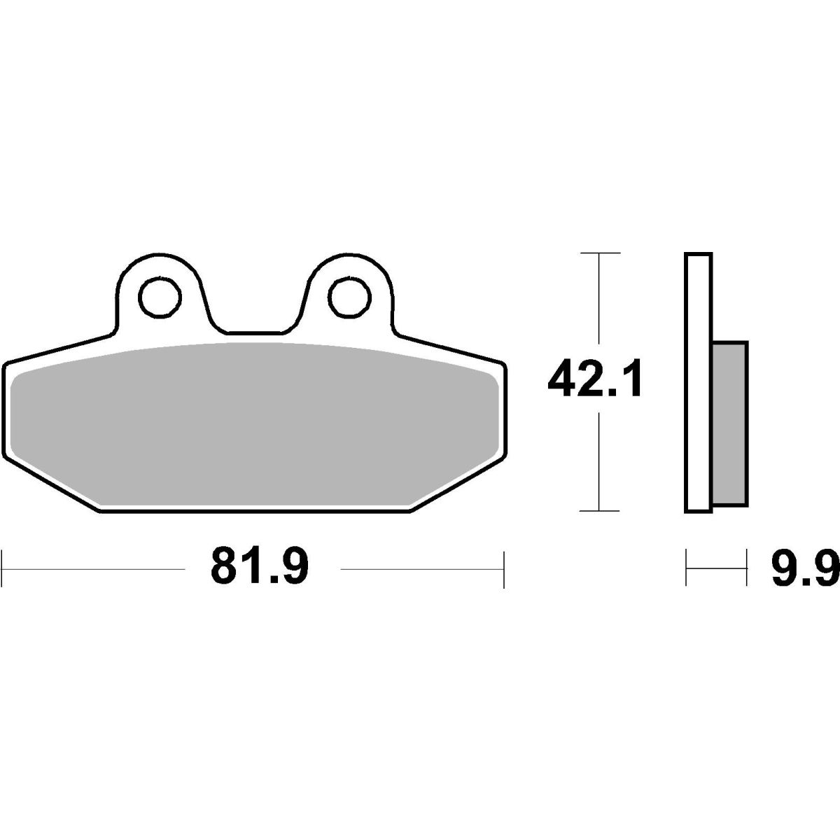 Bremsbelagsatz BREMBO 07HD23CC