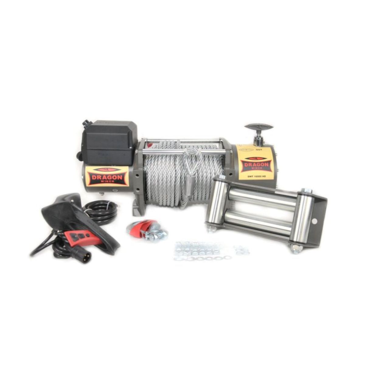 Treuil pour porte-voitures et véhicules spéciaux DRAGON WINCH DWT16000HD