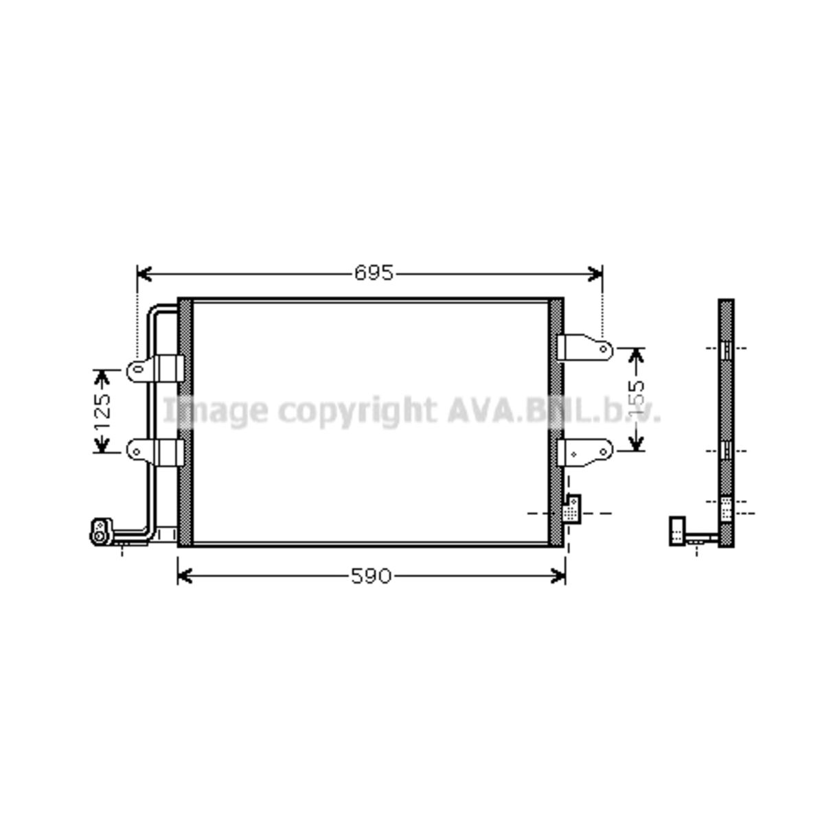 Image of Condensator, airconditioning