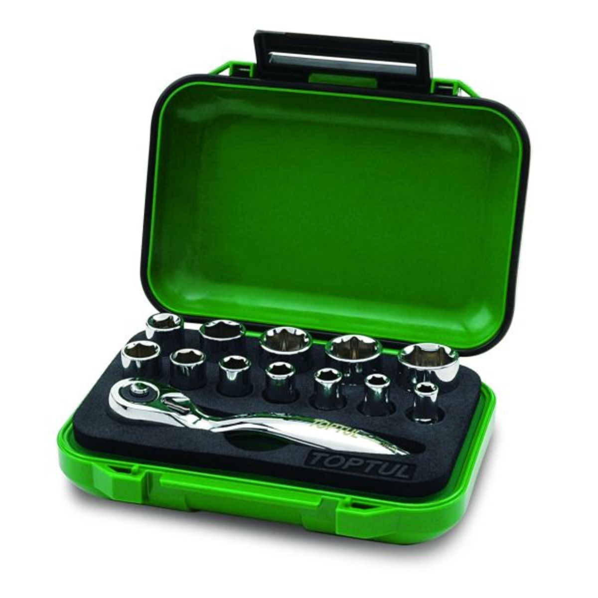Image of Dopsleutelset  1/4 13Stk(4 4.5 5 5.5 6 7 8 9 10 11 12 13 mm)