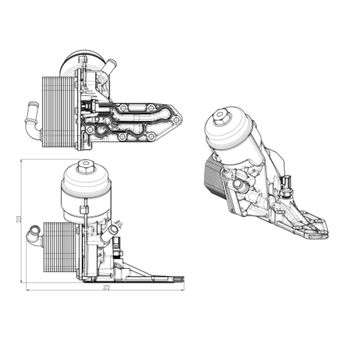 Image of Olie radiator, motorolie
