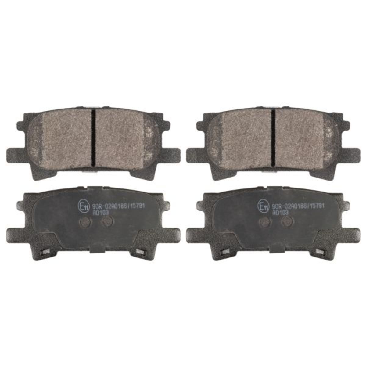 Blue Print Bremsbelagsatz Hinten Adt342154