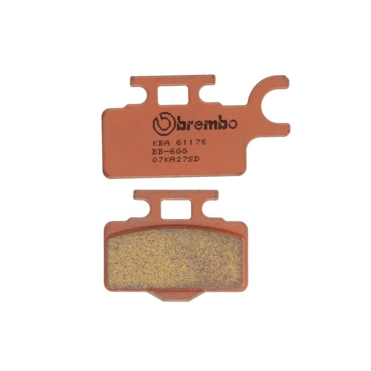 Set di pastiglie freno BREMBO 07KA27SD