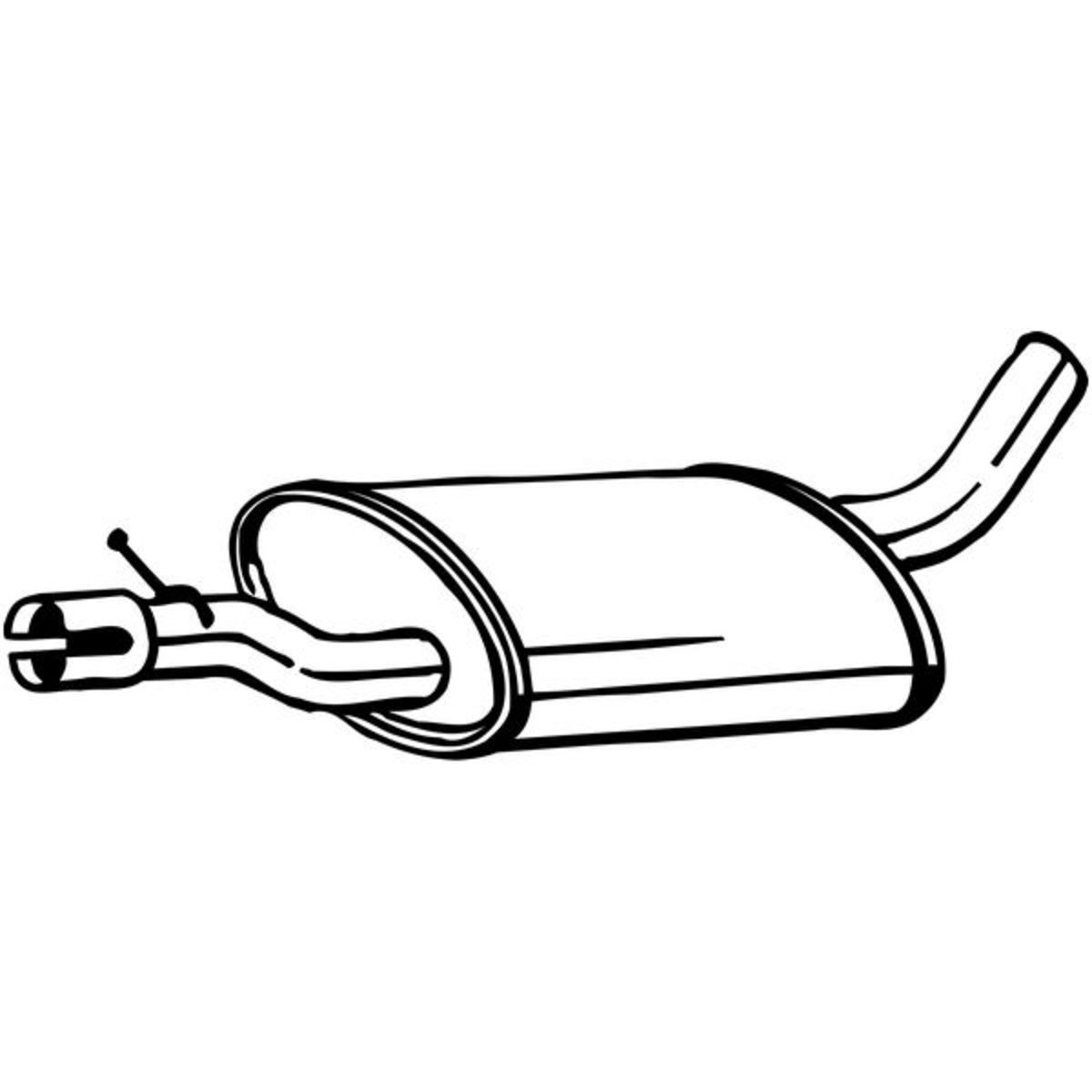 BOSAL 233-567 Silenziatore Centrale - Immagine 3