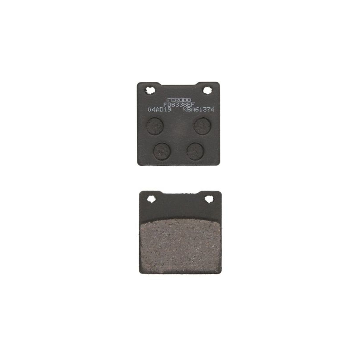 Bremsbelagsatz FERODO FDB338EF vorne, hinten