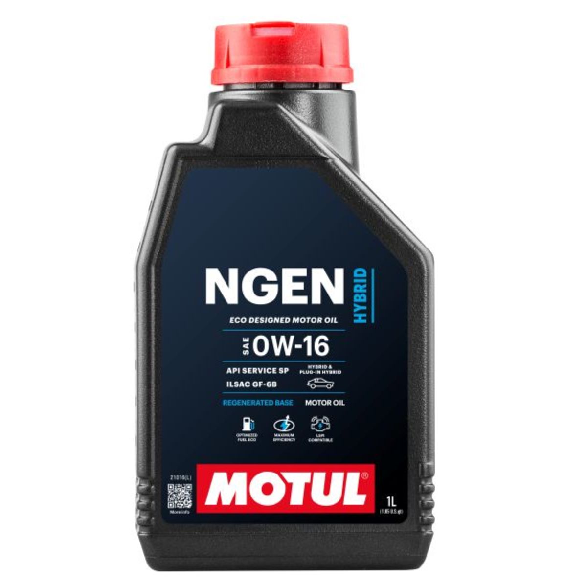 Huile moteur MOTUL 111886 NGEN HYBRID 0W16 1L