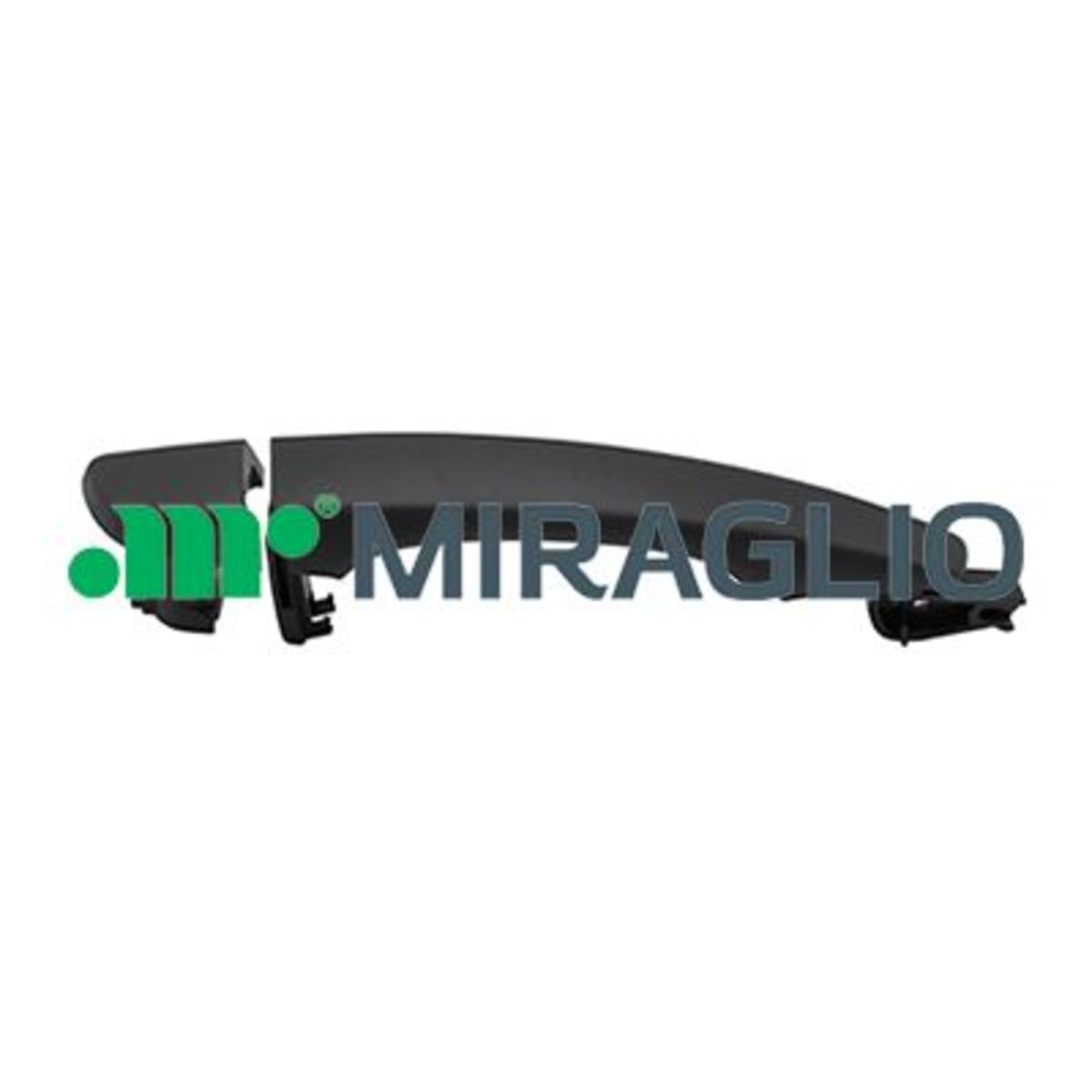 Miraglio Zwart Deurklink 80/904