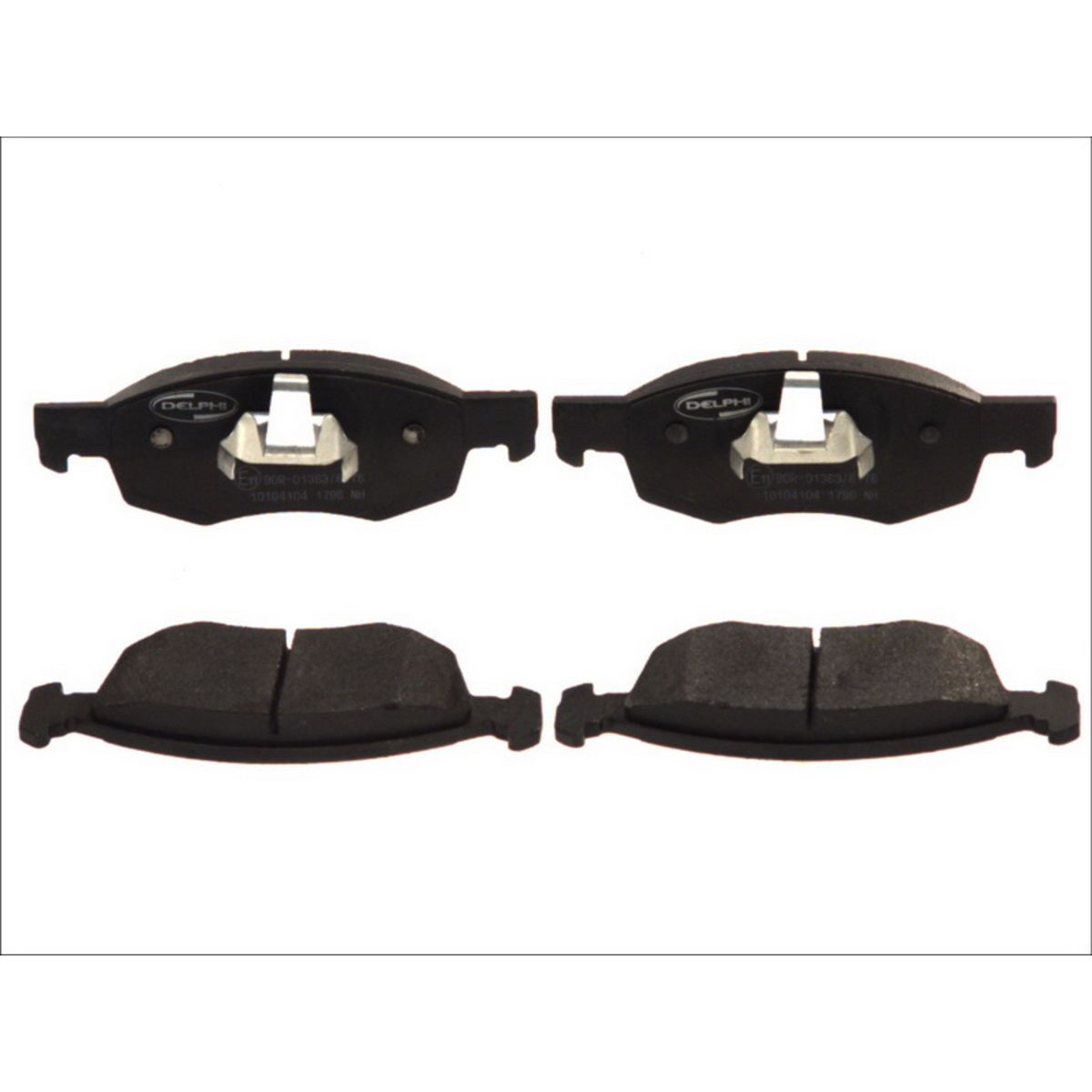 Set di pastiglie freno DELPHI LP1796, anteriore