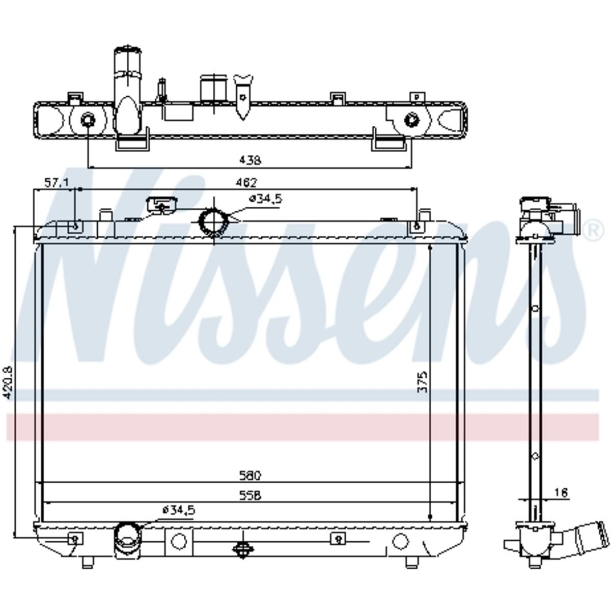 Image of Radiator, motorkoeling