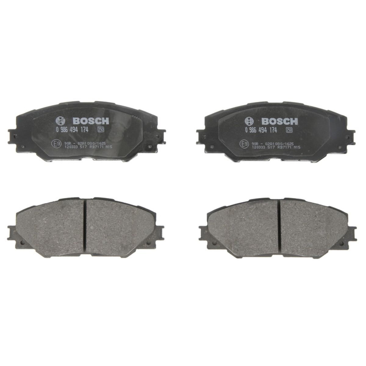 Bosch Jeu De Plaquettes De Frein 0 986 494 174, Avant