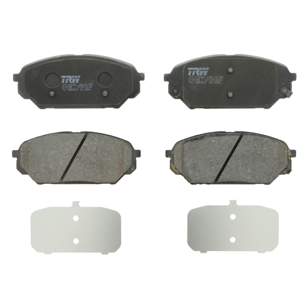 Trw Jeu De Plaquettes De Frein Gdb3527, Avant