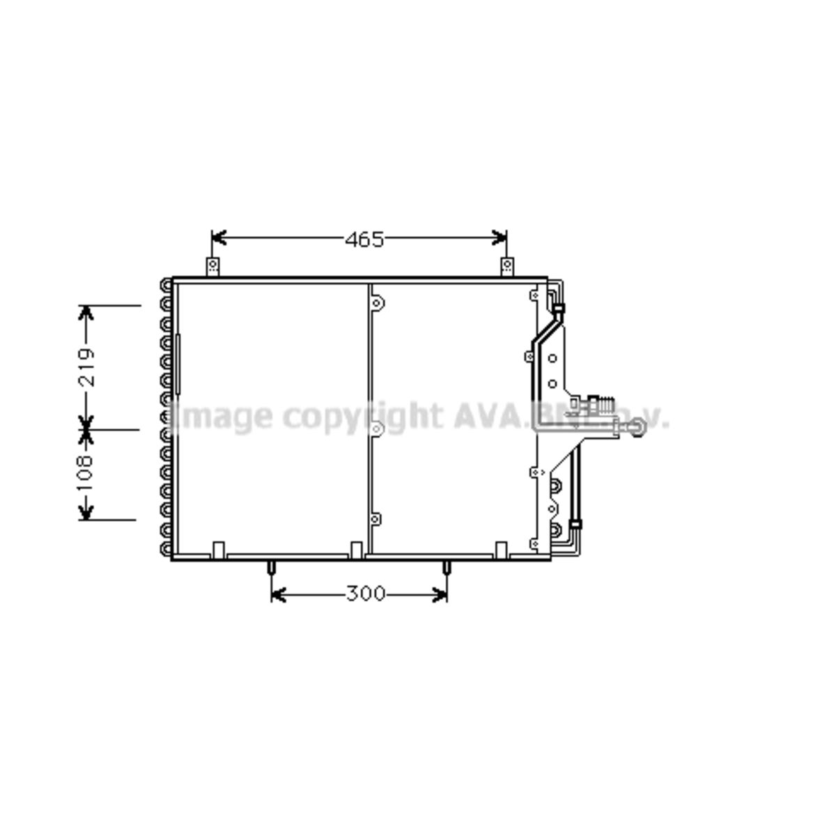 Image of Condensator, airconditioning   AVA
