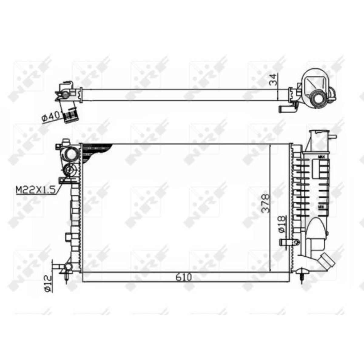 Image of Radiator, motorkoeling