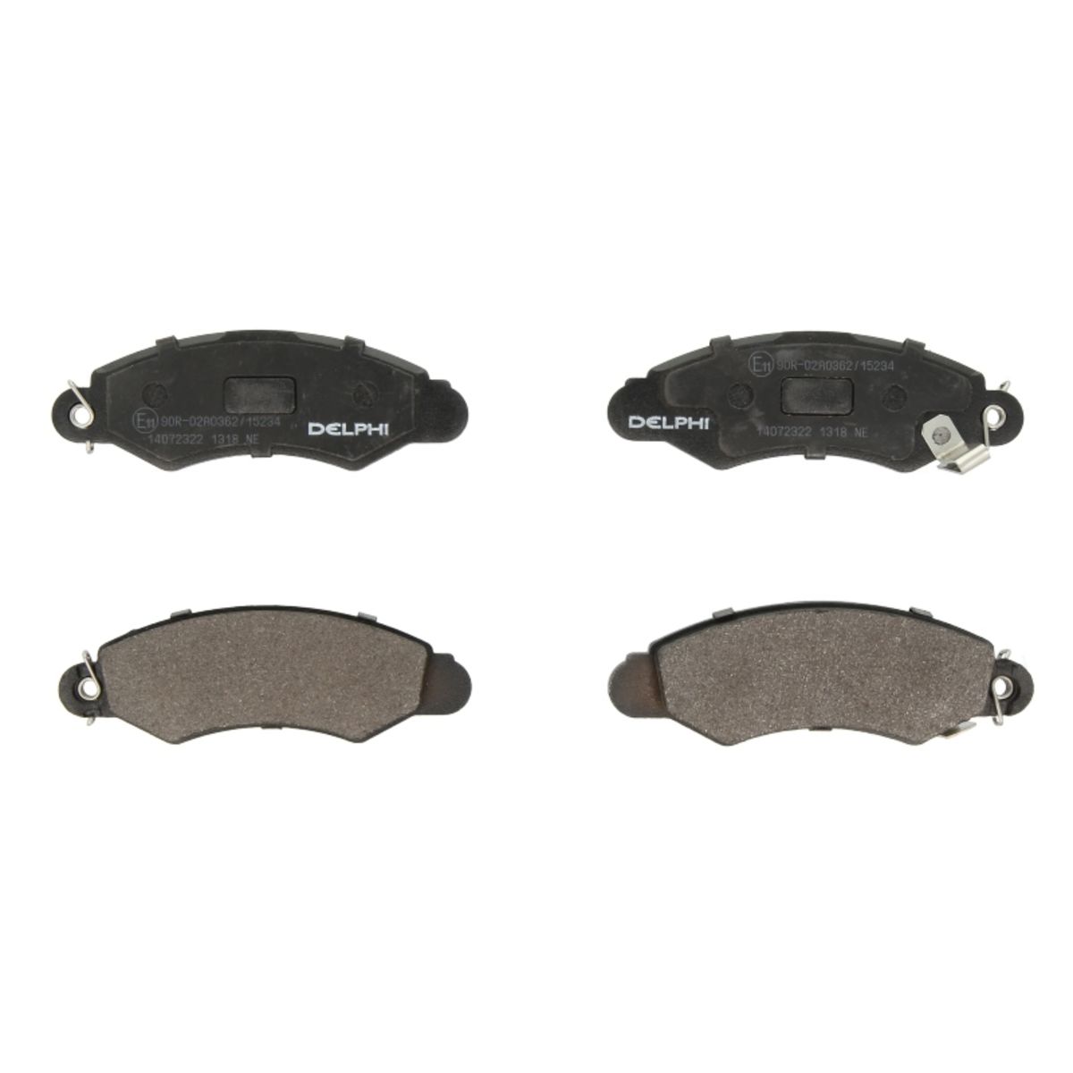 Für DELPHI LP1318 Brake Pad Set, disc brake LP1318 Brake pads set front , fits: - Bild 7