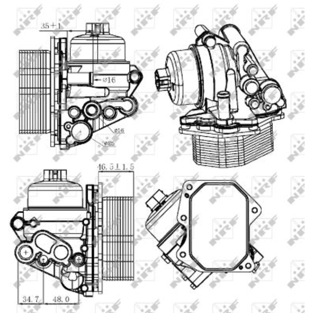 Image of Olie radiator, motorolie
