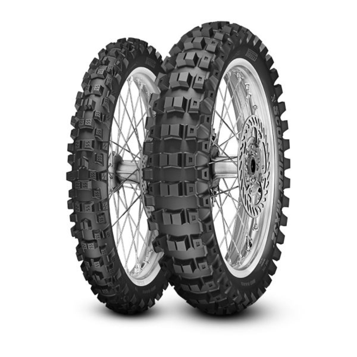 PIRELLI SCORPION MX32 MID HARD 110/90-19 TT 51M, Pneu moto Arrière