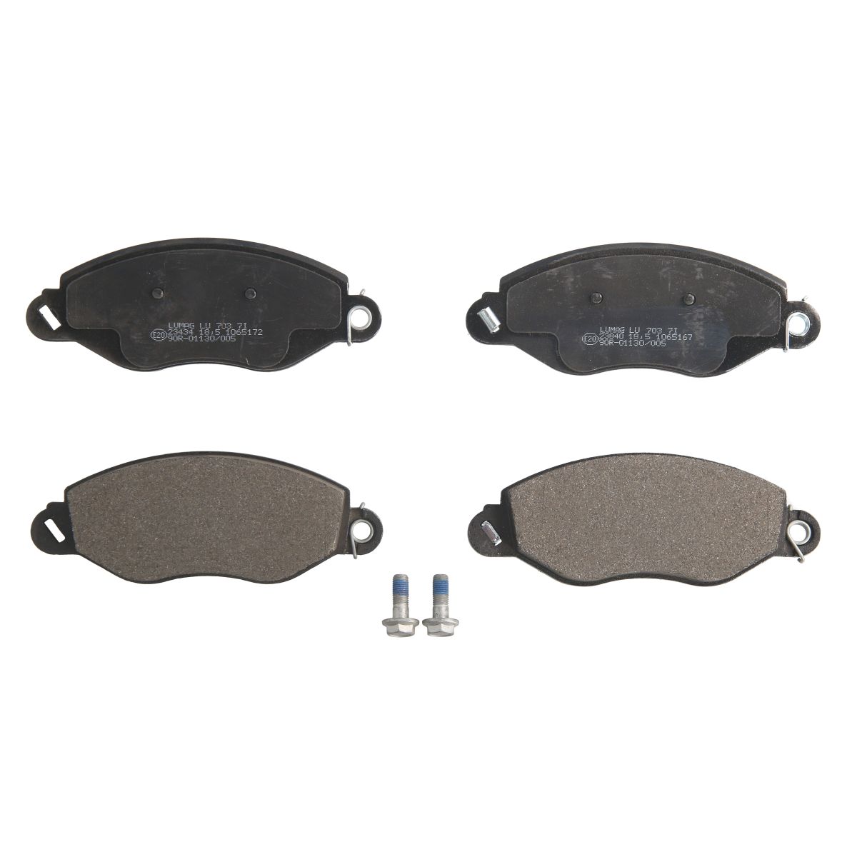 Bremsbelagsatz, Scheibenbremse BRECK 23434 00 703 10