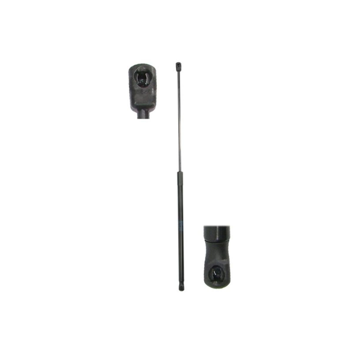 Gasveer, motorkap   links