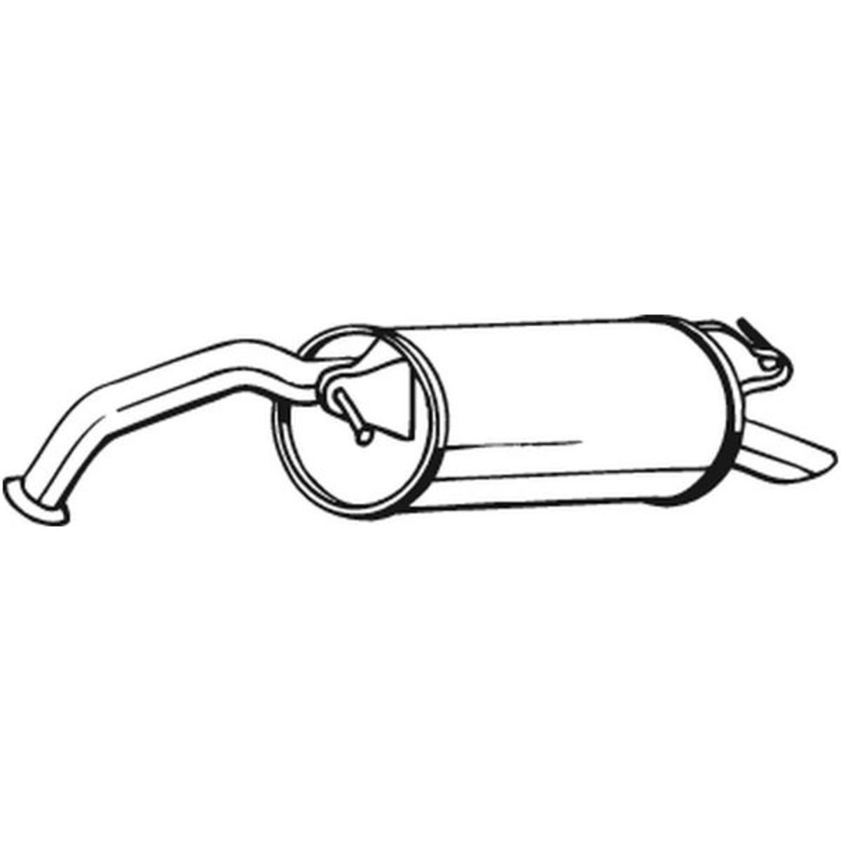 Bosal Silenziatore Posteriore 228-475