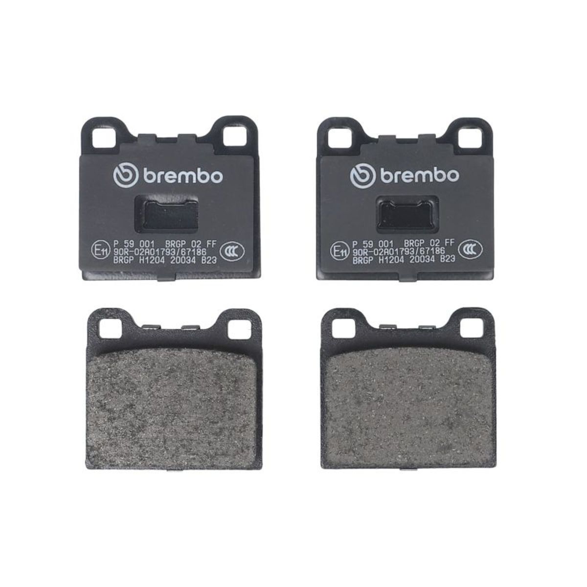 Brembo Jeu De Plaquettes De Frein P 59 001
