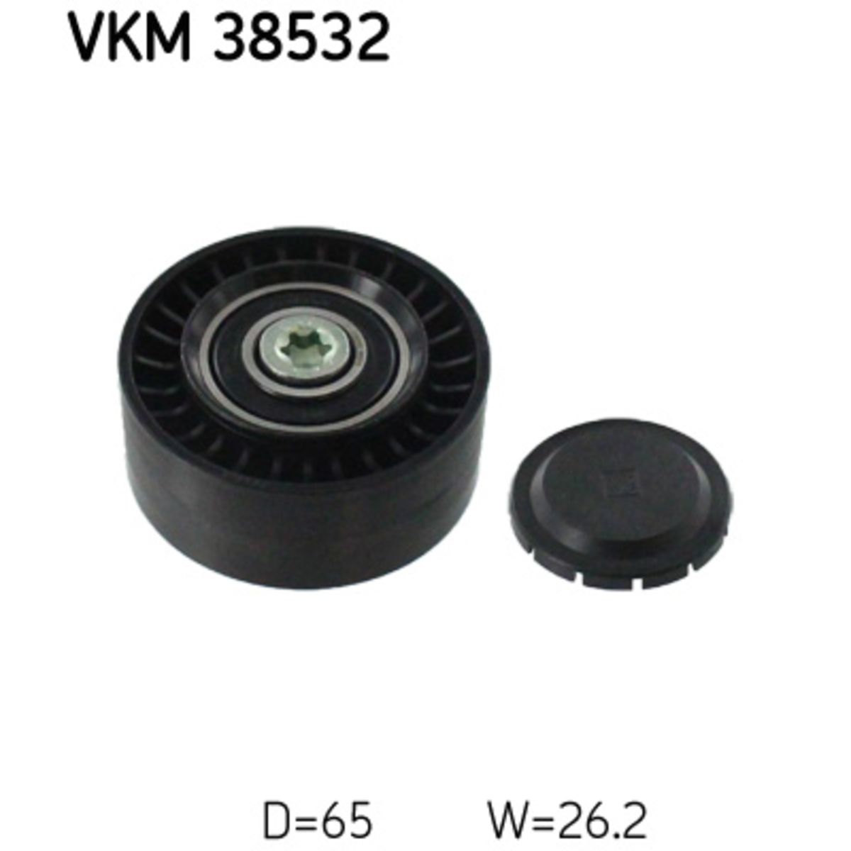 Image of Rondsel/geleiderpoelie, V-riem
