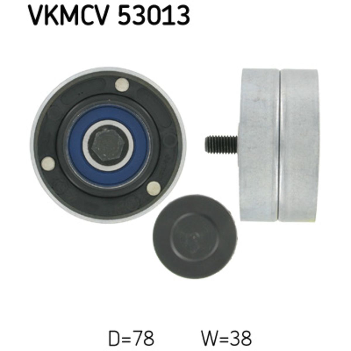 Image of Rondsel/geleiderpoelie, V-riem