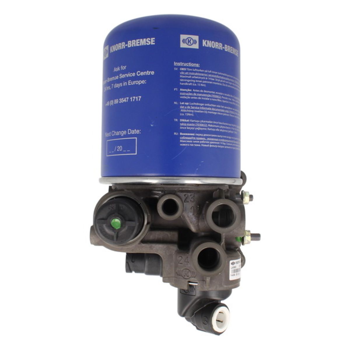 Image of Luchtdroger, pneumatisch systeem -BREMSE LA 8600