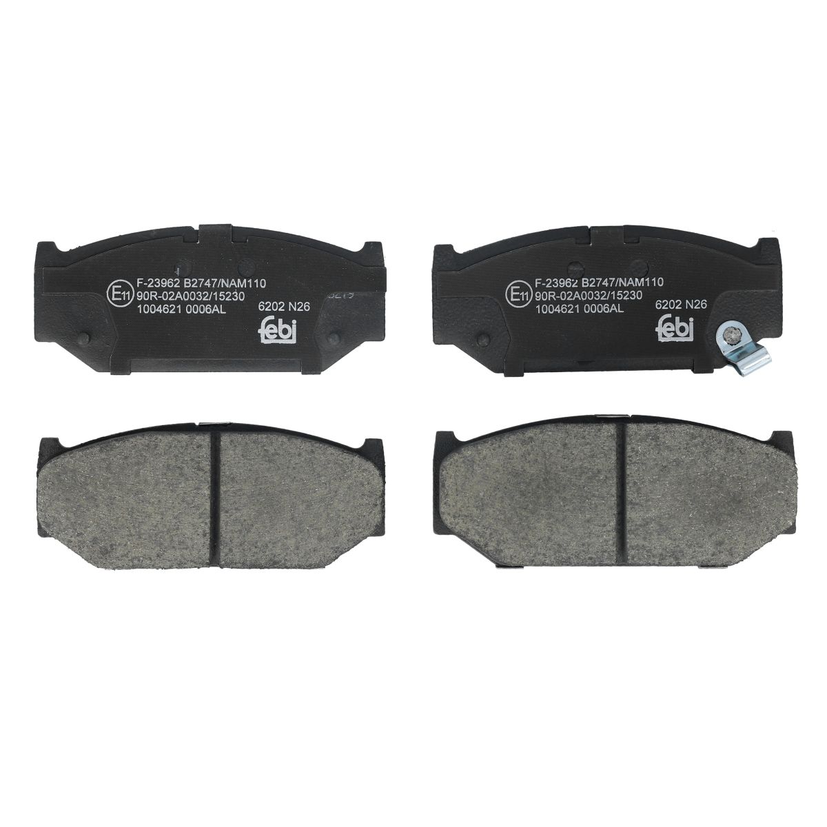 Bremsbelagsatz FEBI BILSTEIN 1004621