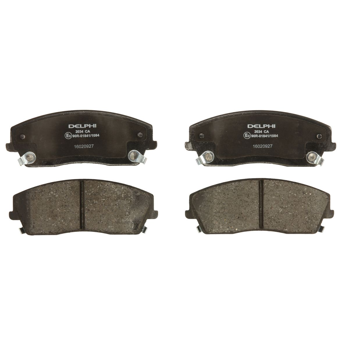 Set di pastiglie freno DELPHI LP2034, anteriore