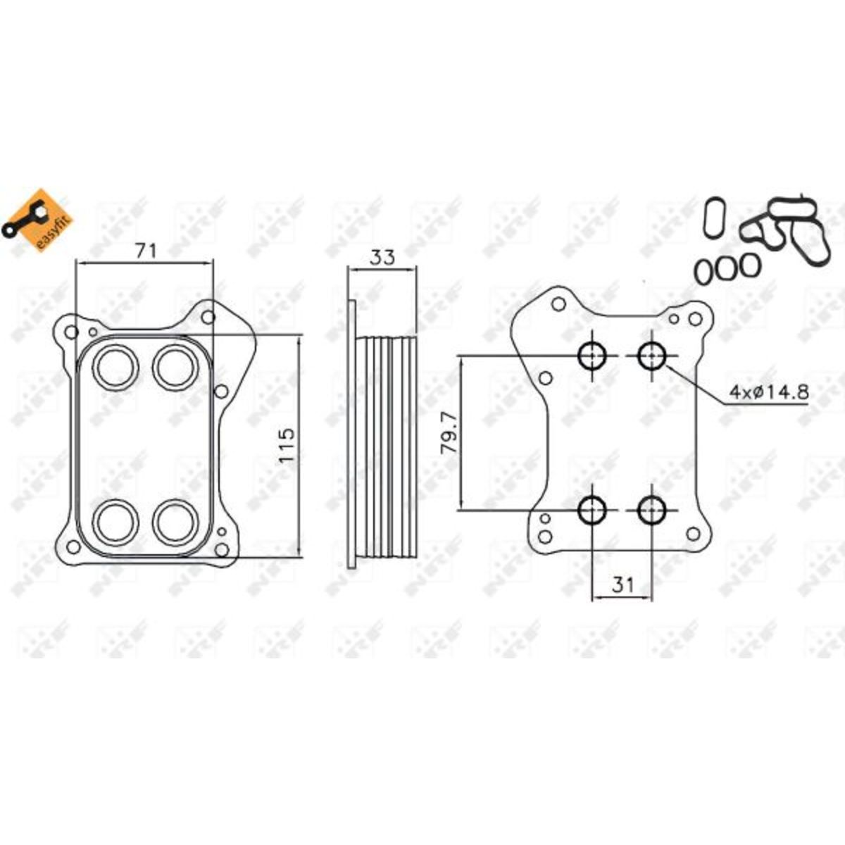 Image of Olie radiator, motorolie