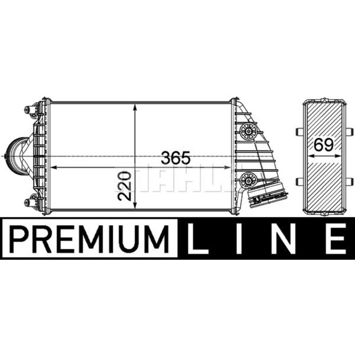 Image of Intercooler, inlaatluchtRadiator