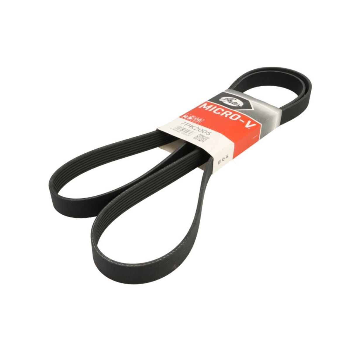 Nero Cinghia Poly-V Gates 7Pk2005