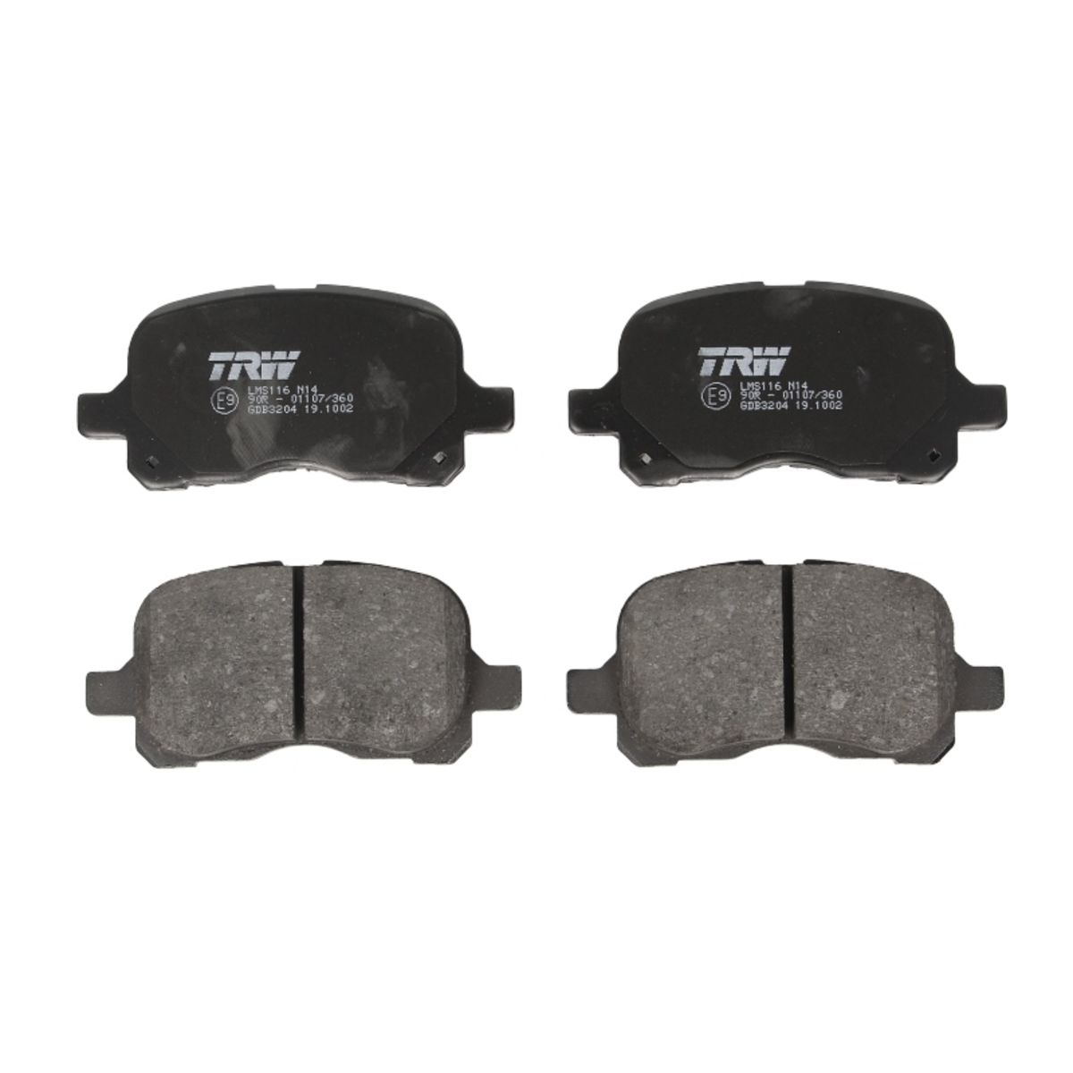 Remblokset TRW GDB3204, voor