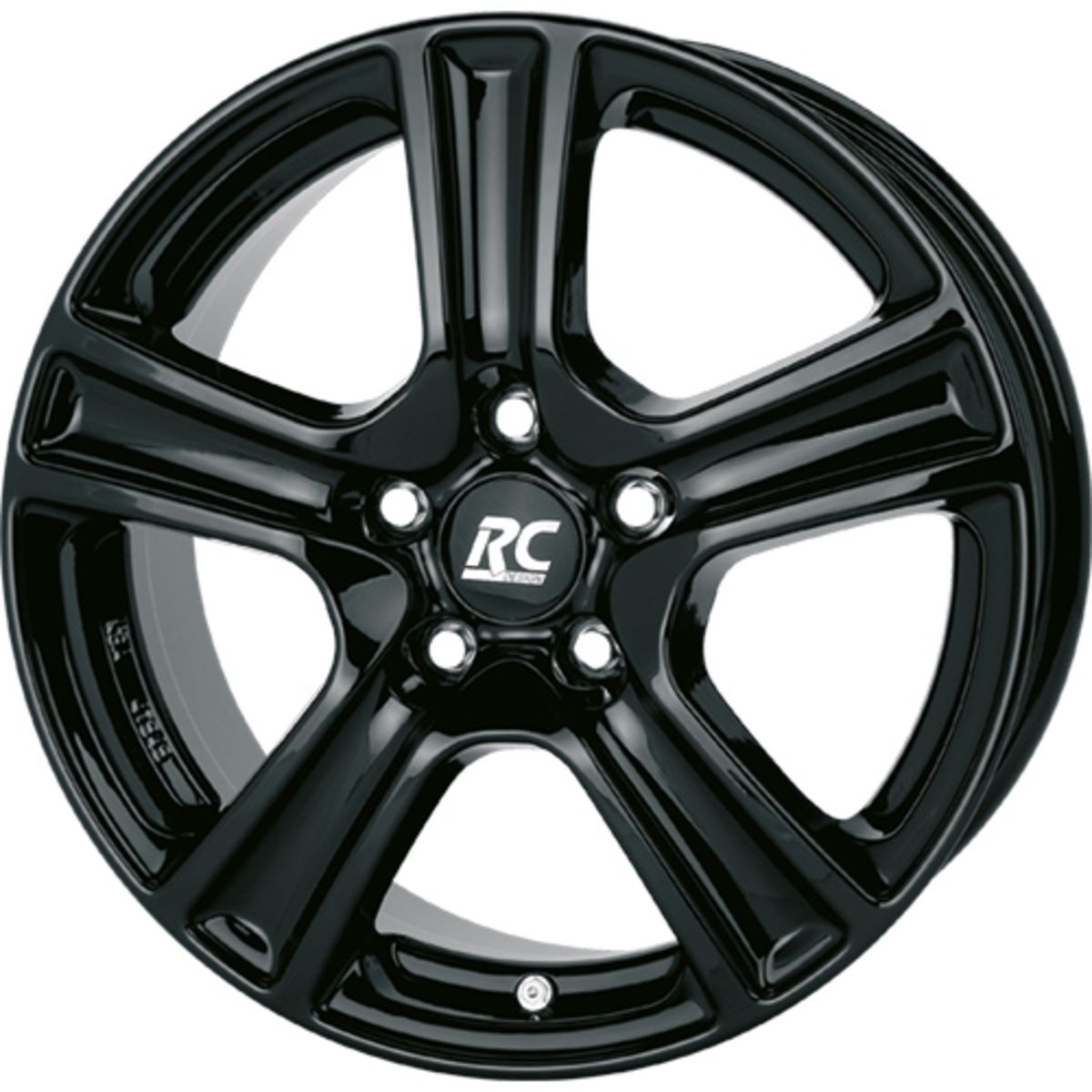 Image of Aluminium velg 15 inch  RC19 4x100 5J ET32, Kleur Zwart