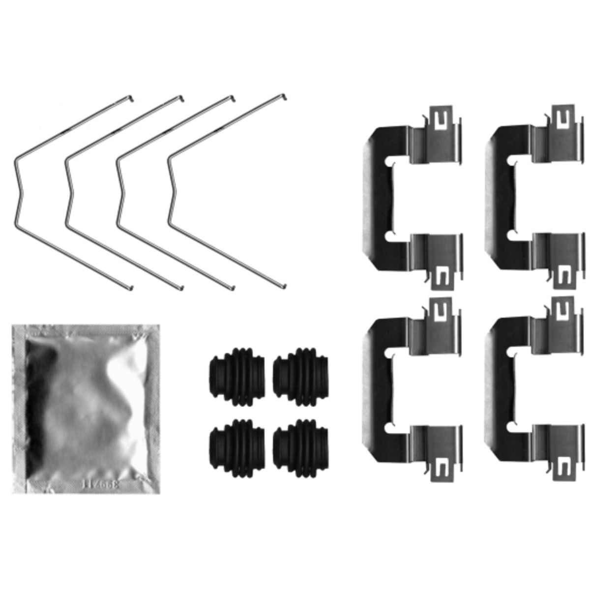 Textar Toebehorenset, schijfremblok  82552000