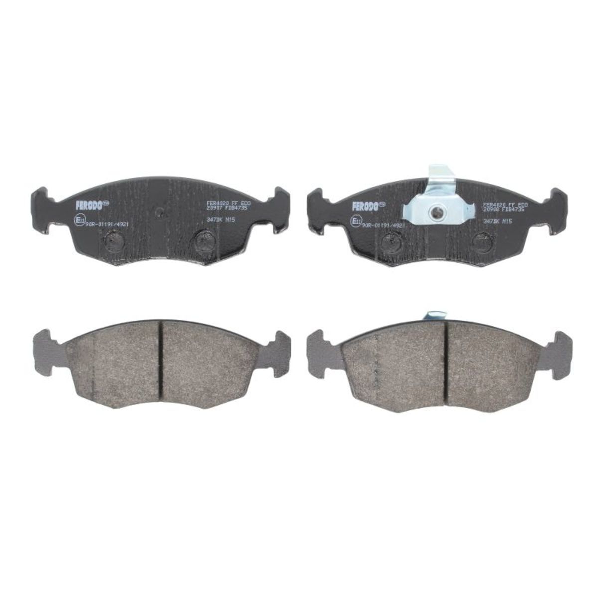 Ferodo Kit Pastiglie Freno, Freno A Disco Fdb4735 - Immagine 4