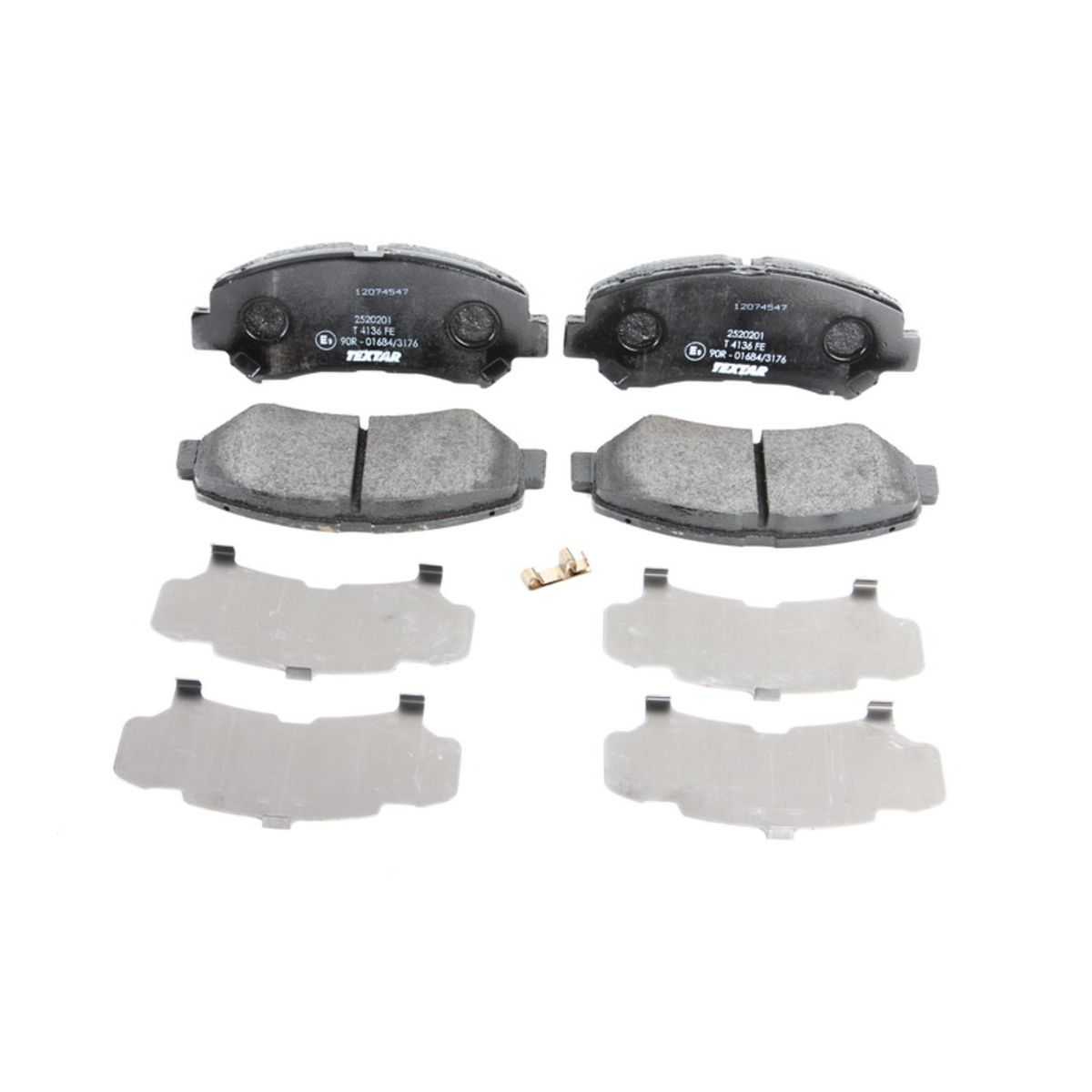 Remblokset Textar 2520201, Voor