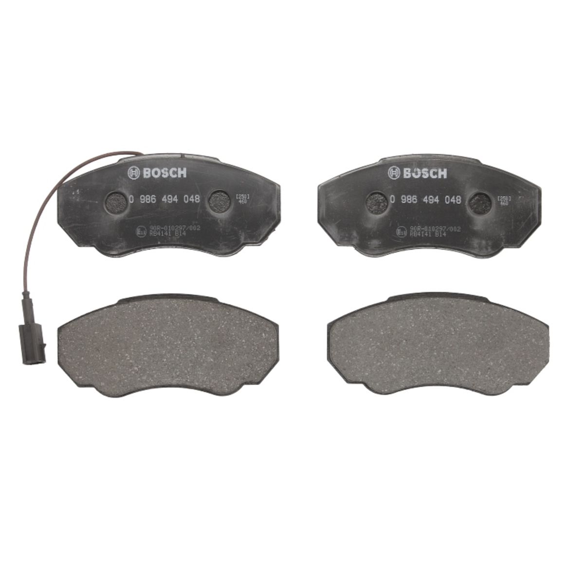 Set di pastiglie freno BOSCH 0 986 494 048, anteriore